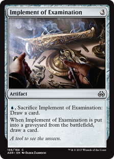 Implement of Examination (Foil)