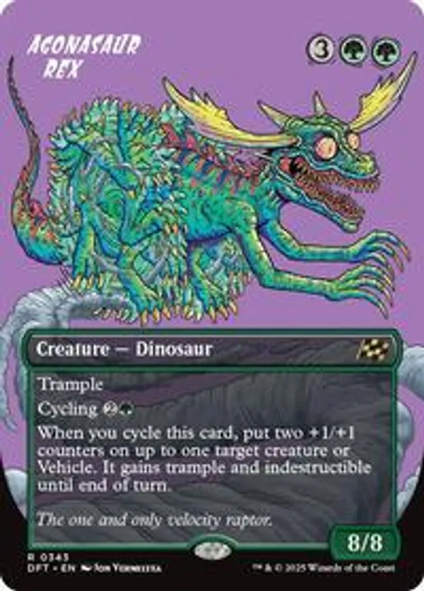 Agonasaur Rex (Borderless) (Foil)
