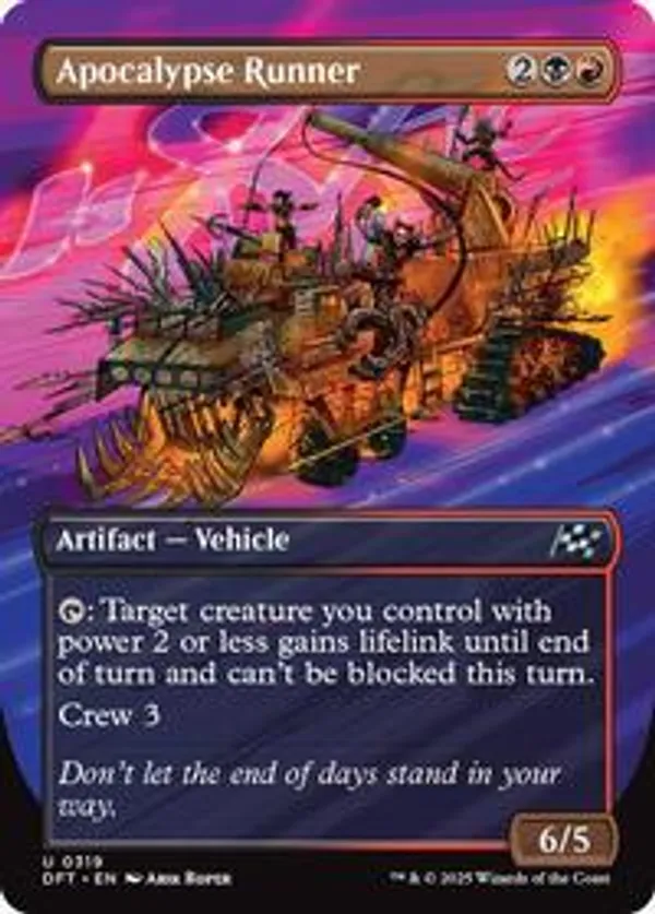 Apocalypse Runner (Borderless) (Foil)