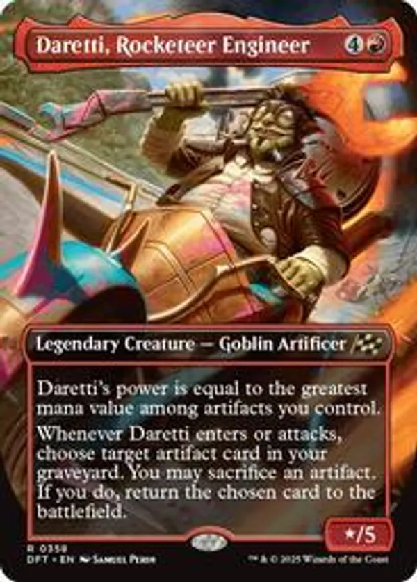 Daretti, Rocketeer Engineer (Borderless)