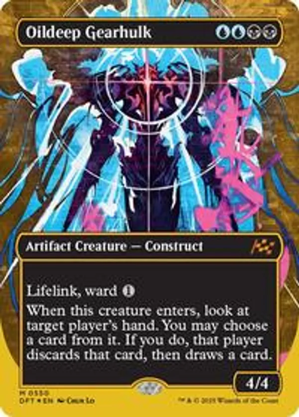 Oildeep Gearhulk (Borderless) (First-Place Foil) (Foil)