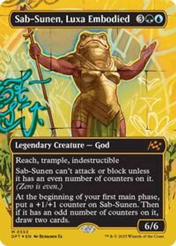 Sab-Sunen, Luxa Embodied (Borderless) (First-Place Foil) (Foil)