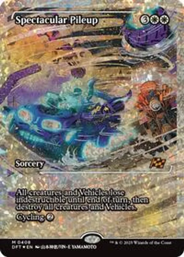 Spectacular Pileup (Showcase) (Fracture Foil) (Foil)