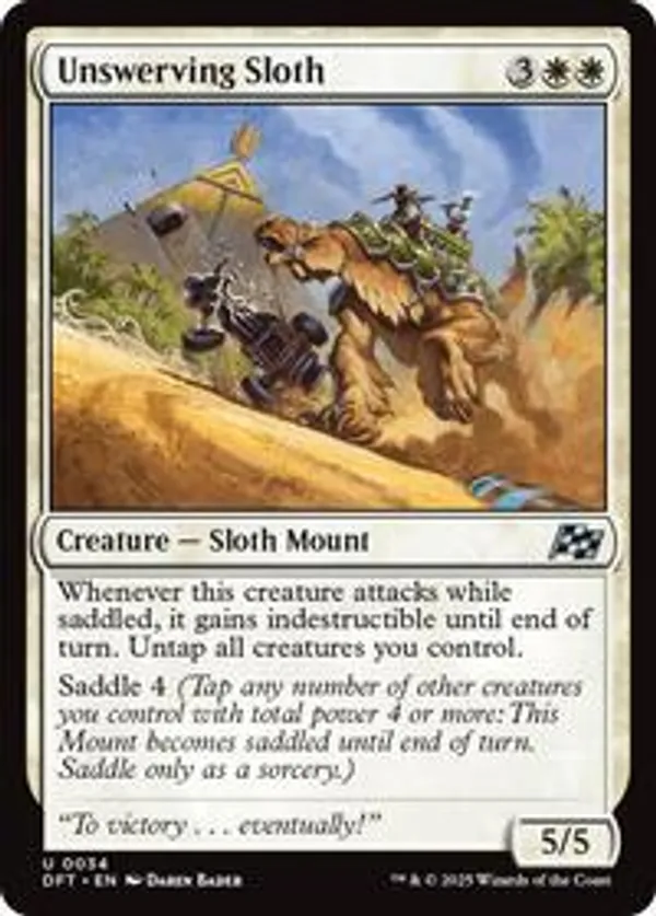 Unswerving Sloth (Foil)