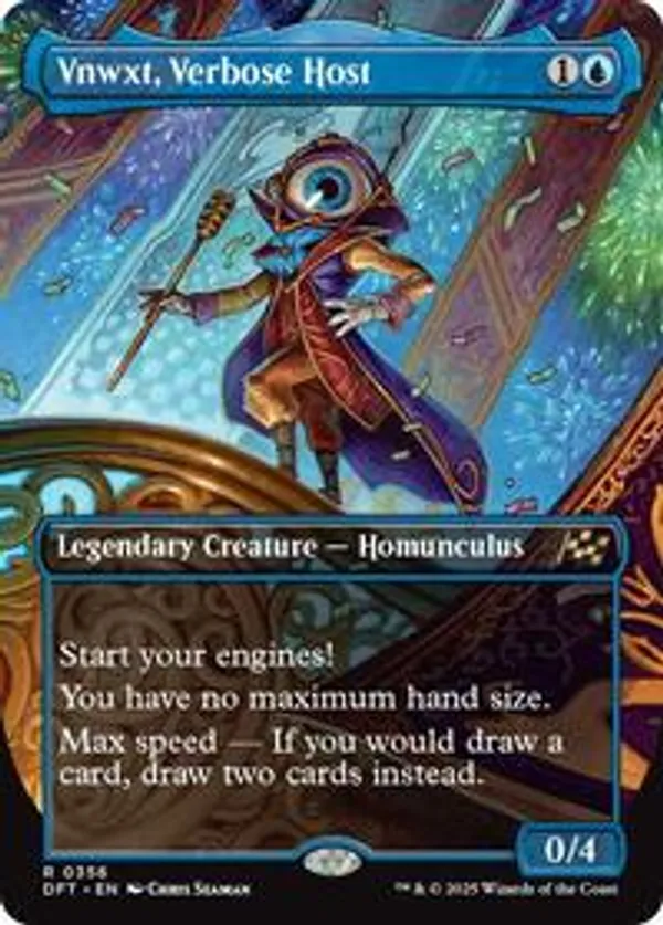 Vnwxt, Verbose Host (Borderless) (Foil)