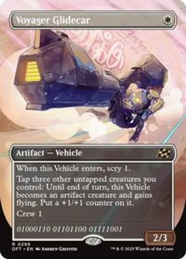 Voyager Glidecar (Borderless) (Foil)