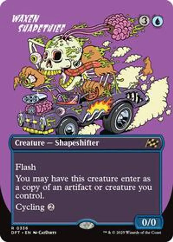 Waxen Shapethief (Borderless) (Foil)