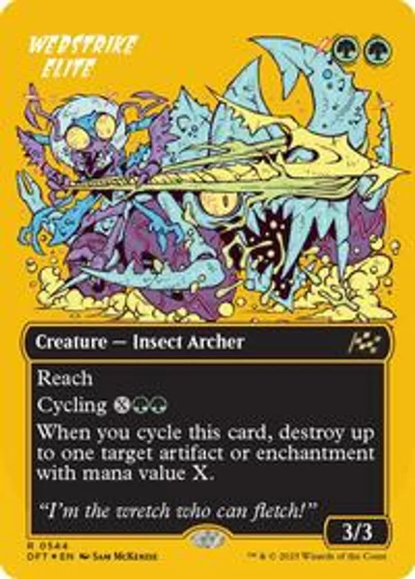 Webstrike Elite (Borderless) (First-Place Foil) (Foil)