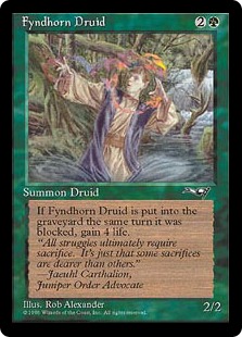 Fyndhorn Druid (Facing Side)