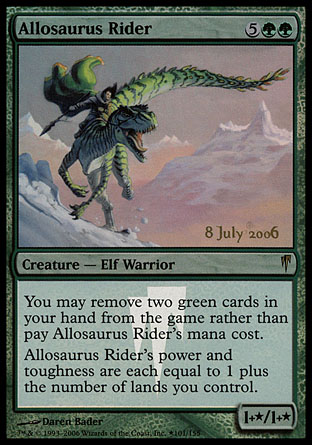 Allosaurus Rider - Coldsnap Prerelease Promo