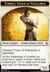 Temmet, Vizier of Naktamun Token Temmet, Vizier of Naktamun Token