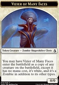 Vizier of Many Faces Token Vizier of Many Faces Token