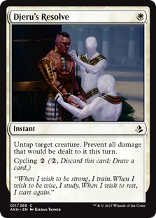 Djeru's Resolve (Foil)