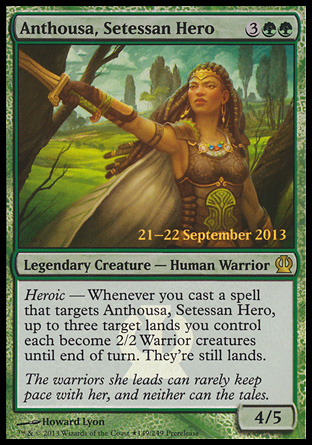 Anthousa Setessan Hero - Theros Prerelease Promo