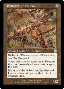 Emblazoned Golem (Foil)