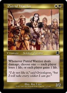 Putrid Warrior (Foil) Putrid Warrior (Foil)