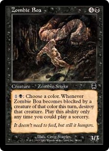 Zombie Boa (Foil) Zombie Boa (Foil)