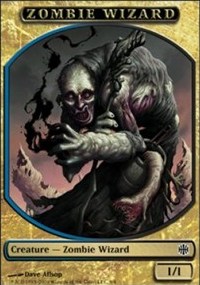 Zombie Wizard Token - Alara Reborn