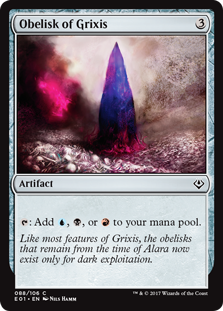 Obelisk of Grixis Obelisk of Grixis