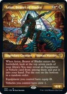 Astor, Bearer of Blades (Textured Foil) (Foil)