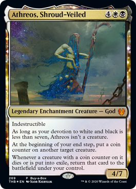 Athreos, Shroud-Veiled - Theros Beyond Death Buy-a-Box Promo