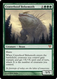 Craterhoof Behemoth (Foil)