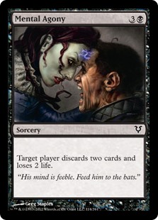 Mental Agony (Foil) Mental Agony (Foil)