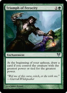 Triumph of Ferocity (Foil) Triumph of Ferocity (Foil)