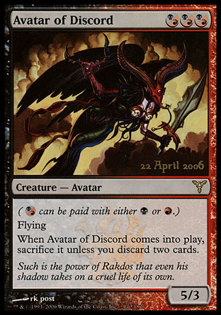 Avatar of Discord - Dissension Prerelease Promo