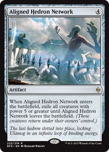 Aligned Hedron Network (Foil)