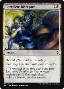Complete Disregard (Foil)