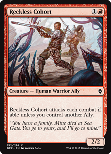 Reckless Cohort (Foil)