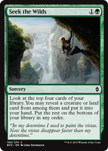 Seek the Wilds (Foil)