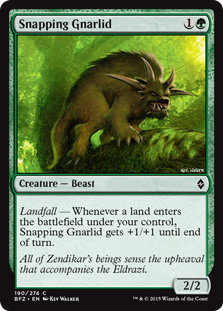 Snapping Gnarlid (Foil)