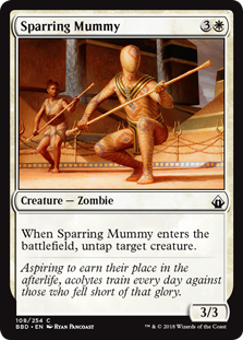 Sparring Mummy (Foil) Sparring Mummy (Foil)