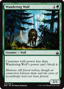 Wandering Wolf (Foil) Wandering Wolf (Foil)
