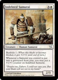 Indebted Samurai (Foil) Indebted Samurai (Foil)