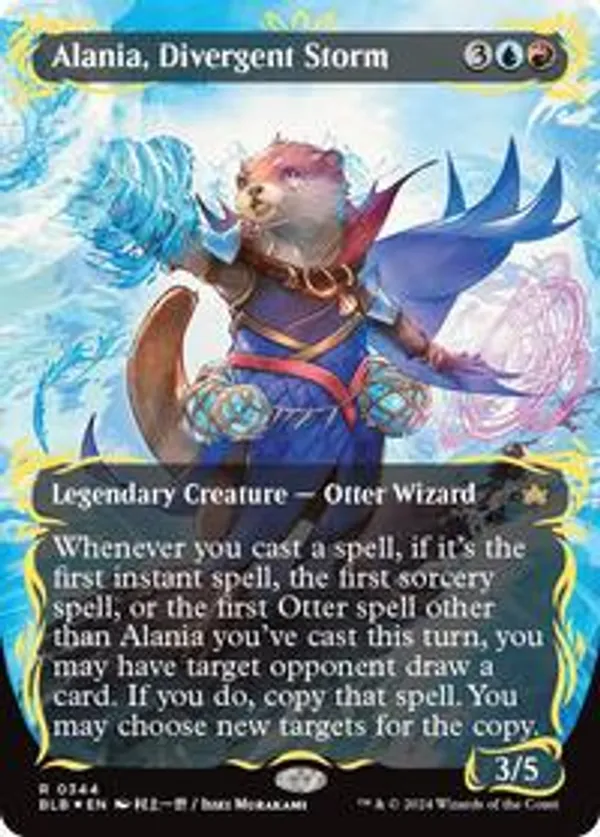 Alania, Divergent Storm (Borderless) (Raised Foil)