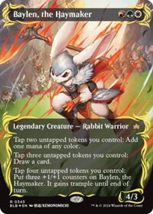 Baylen, the Haymaker (Raised Foil)