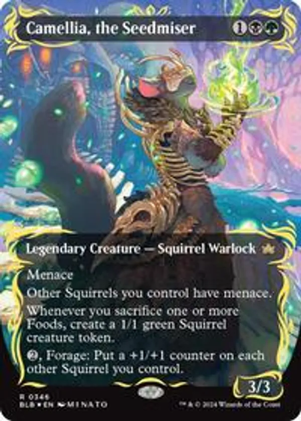 Camellia, the Seedmiser (Borderless) (Foil)