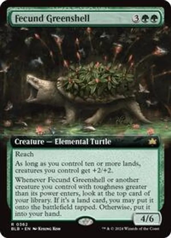 Fecund Greenshell (Extended Art)