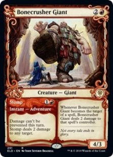 Bonecrusher Giant // Stomp (Showcase Foil)