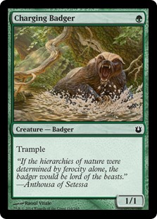 Charging Badger (Foil)