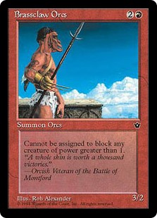 Brassclaw Orcs (Rob Alexander - Spear) Brassclaw Orcs (Rob Alexander - Spear)