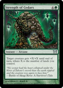 Strength of Cedars (Foil)