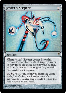 Jester's Scepter (Foil) Jester's Scepter (Foil)