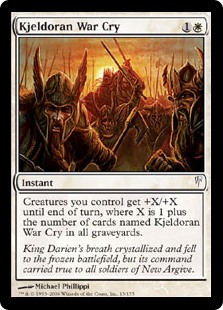 Kjeldoran War Cry (Foil) Kjeldoran War Cry (Foil)