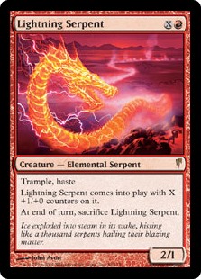 Lightning Serpent (Foil) Lightning Serpent (Foil)