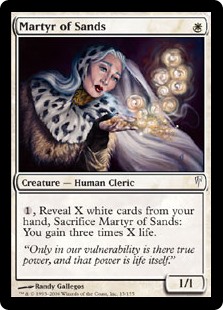 Martyr of Sands (Foil) Martyr of Sands (Foil)