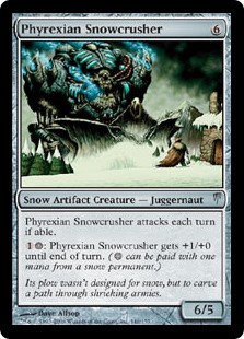 Phyrexian Snowcrusher (Foil) Phyrexian Snowcrusher (Foil)